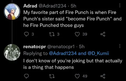 Fire Punch Actually Happens