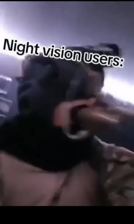 Night Vision Users vs Flashlight Users