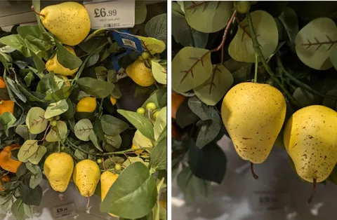 Fake Fruit Garden Display