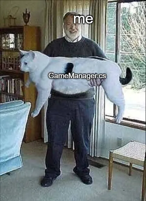 Me Holding a Giant Cat