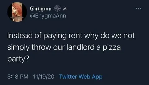 Landlord Pizza Party