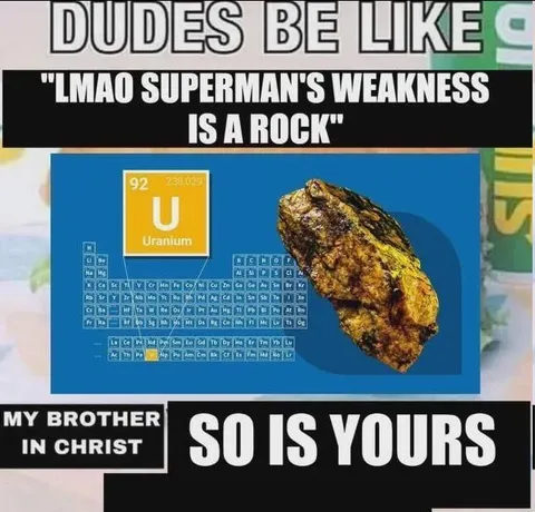 Superman's Rock Weakness