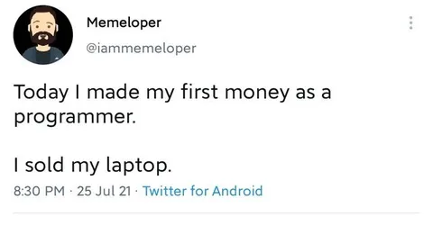 First Programmer Paycheck
