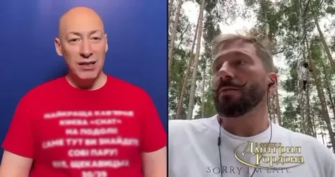 Двое говорят на камеру