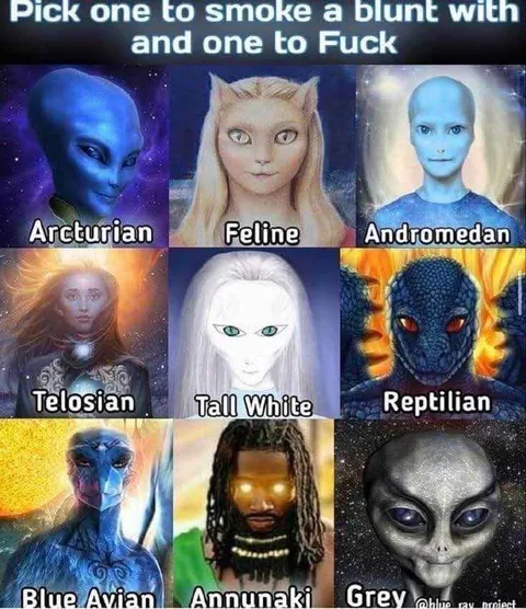 Pick an Alien to Smoke With