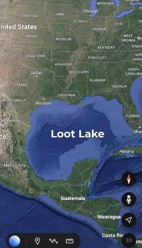 Loot Lake Replaces the Gulf of Mexico