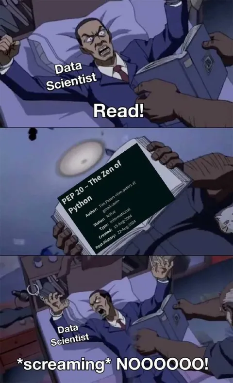 Data Scientist Reads the Zen of Python
