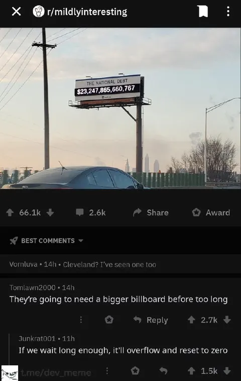 The National Debt Billboard