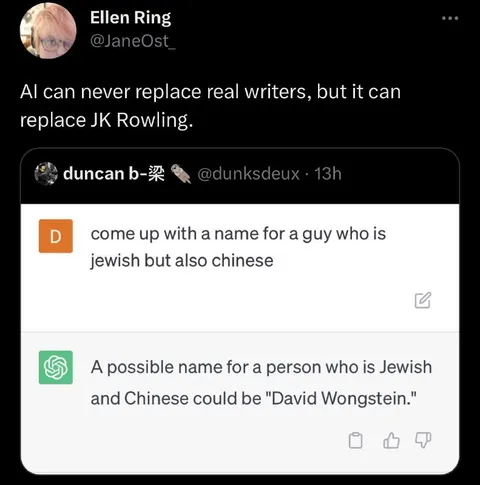 AI Replaces J.K. Rowling