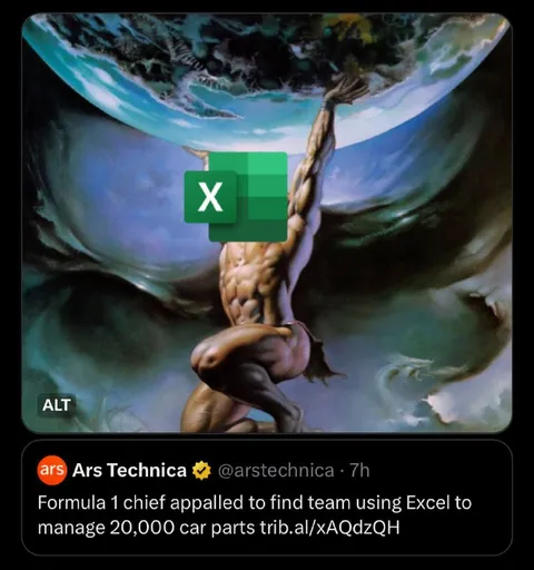 Excel Holds Up the World