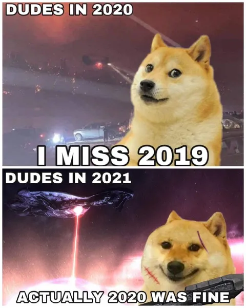 Dudes in 2021 Miss 2020