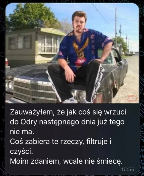 Ricky o filtrującej Odrze