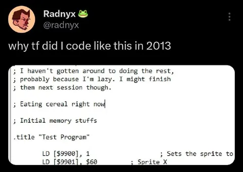 2013 Code Comment Chaos