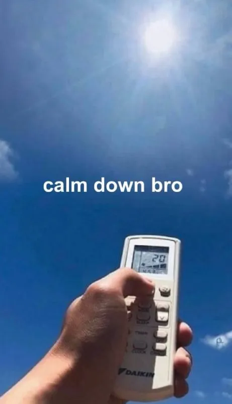 Calm Down Bro Air Conditioner