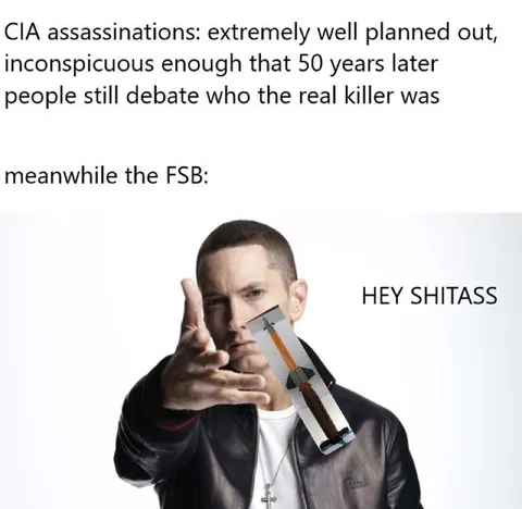 CIA assassinations versus FSB