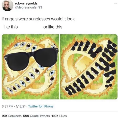 Angels Wearing Sunglasses