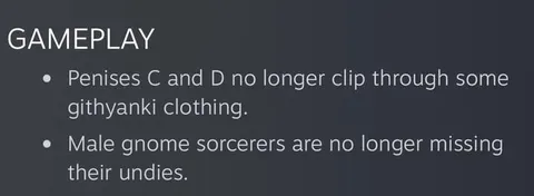 Gnome Sorcerer Underwear Fixes