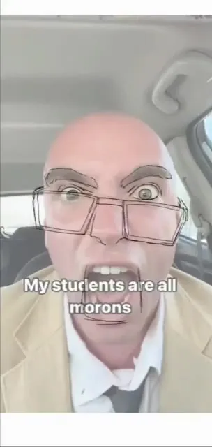 Professor Yells at Freeman
