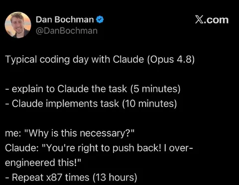Typical Coding Day with Claude