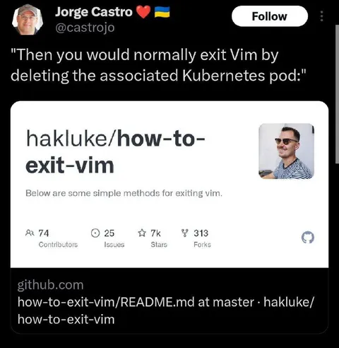 How to Exit Vim via Kubernetes
