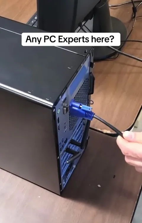 PC Expert Plugs in the Wrong Port