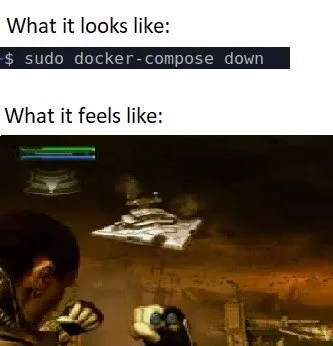 Docker Compose Down Feels Like