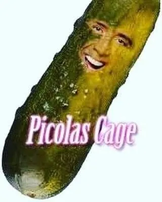 Picolas Cage Cucumber
