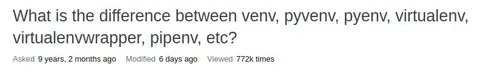 Difference Between Veny and Pyenv