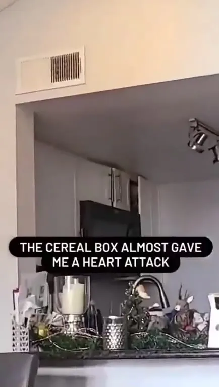 Cereal Box Scares Me