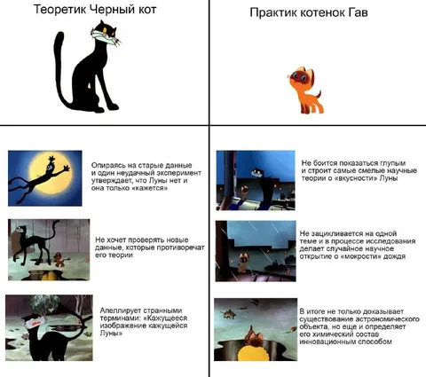 Теоретик против практика