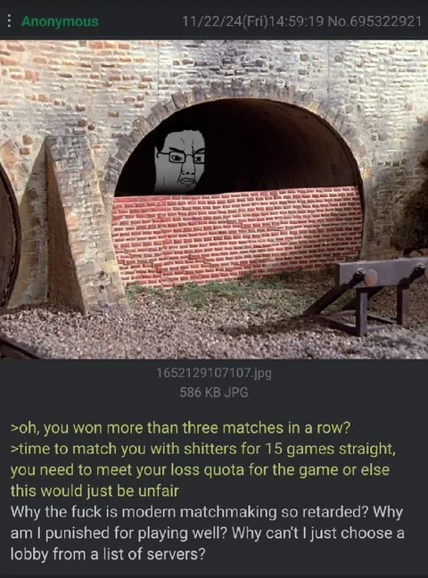 Matchmaking Punishes Winning