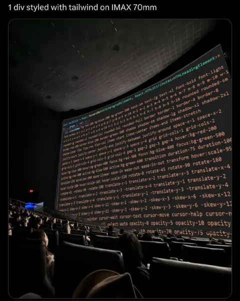 Tailwind CSS on IMAX