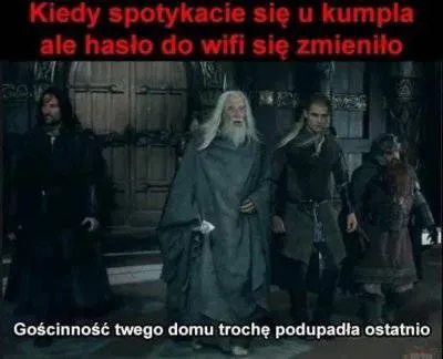 Kiedy zmieniło się hasło do WiFi