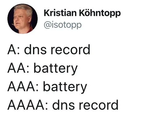 DNS Record Battery Confusion