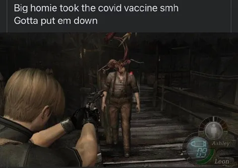 Covid Vaccine Zombie Friend