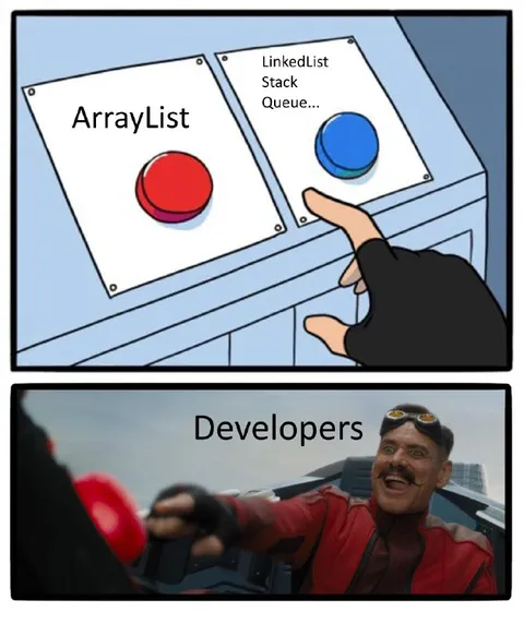 Developers Choose ArrayList