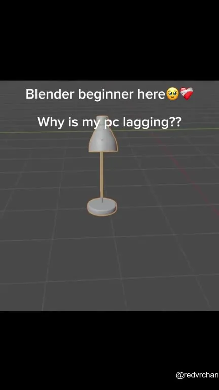 Blender Beginner Makes a Lamp