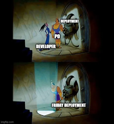 Friday Deployment Meme