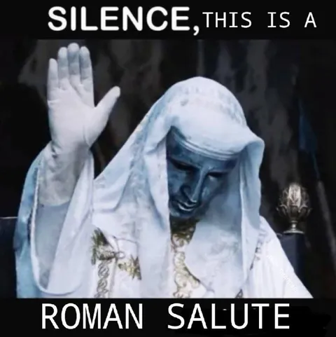 Silence, This Is a Roman Salute