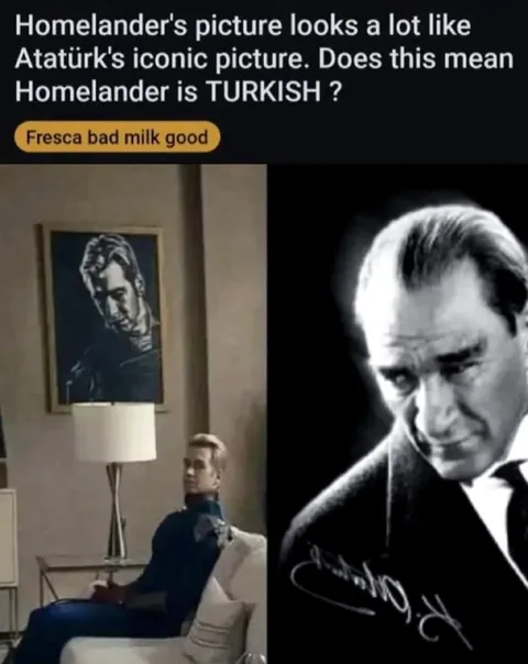 Homelander Is Turkish