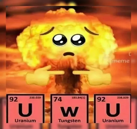 U W U Sad Reaction