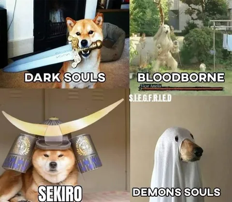 Souls Games as Dogs