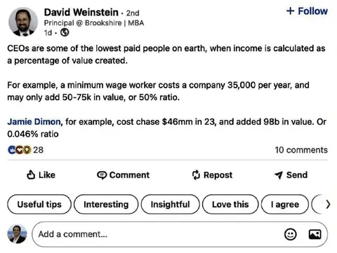 CEOs Lowest Paid by Value