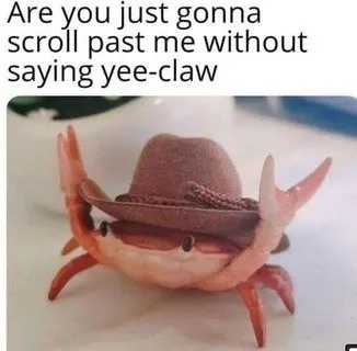 Crab Yee-Claw Reaction