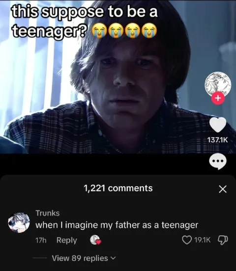 Teenager Looks Like a Middle-Aged Man
