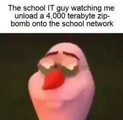 School IT Guy Watching the Network Crash