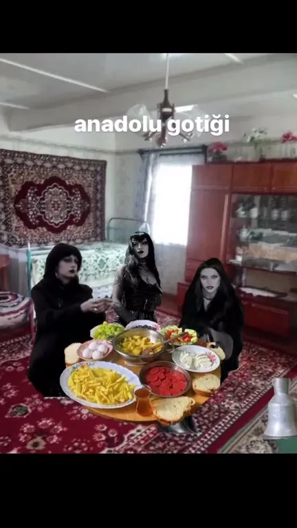 Anadolu gotiği sofrası