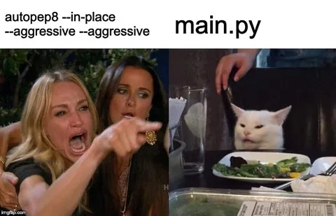 Woman Yelling at Main.py