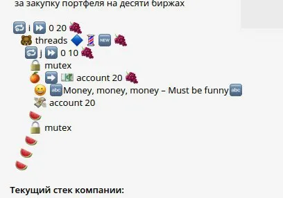 Текущий стек компании