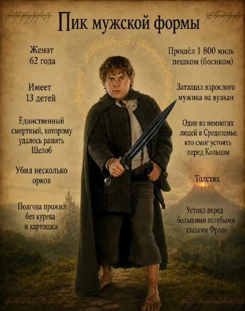 Пик мужской формы Фродо